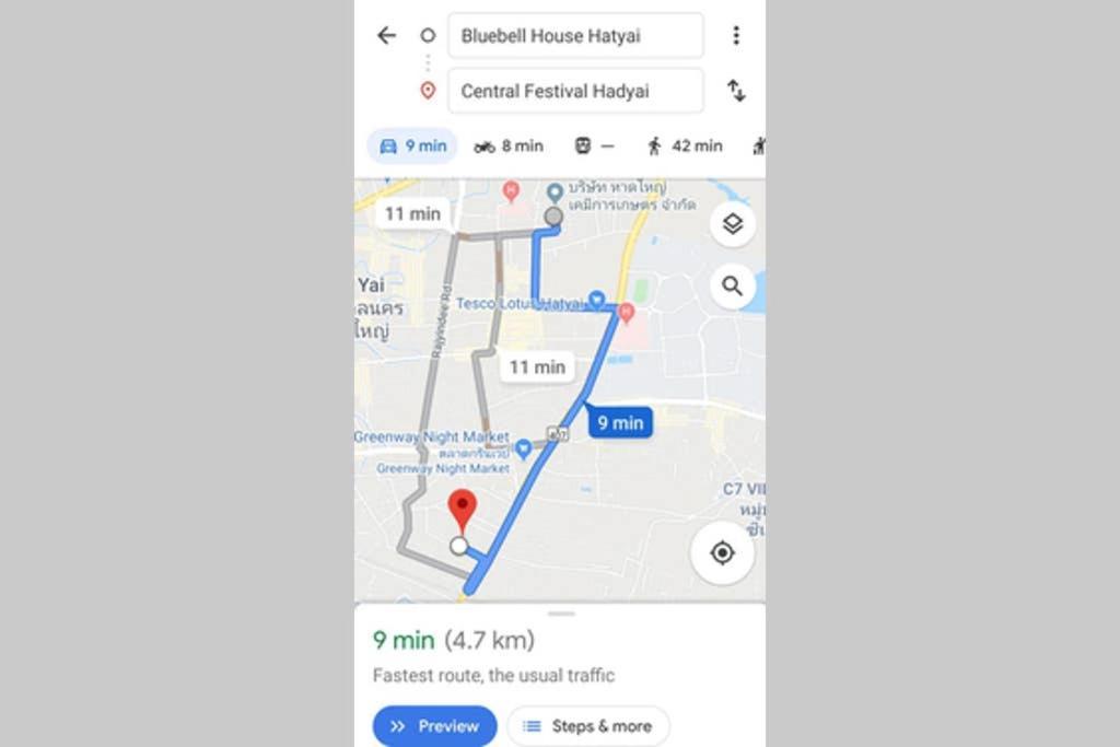 Bluebell House Hatyai - Cosy 3 Bedrooms For 10 Pax - 9 Mins Drive To Lee Grd Ban Kho Hong Exterior foto